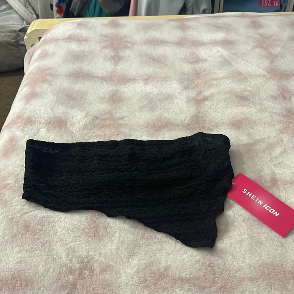 bandana top black